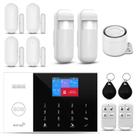 Sistema de alarme doméstico PGST Wireless Kit de 12 peças WiFi/4G Alexa