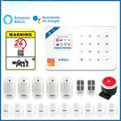 Sistema de Alarme Wi-Fi GSM Kerui W181 - Segurança para Casa Inteligente com Detector de Movimento Sistema de Alarme Wi-Fi GSM Kerui W181 - Segurança para Casa Inteligente com Detector de Movimento