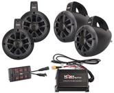 Sistema de alto-falantes NOAM NUTV4 Quad 4 canais Bluetooth marinho