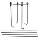 Sistema de ancoragem de basquete Goalrilla 9 para todos os goalrilla hoops