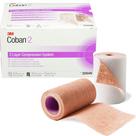 Sistema de bandagem de compressão 3M Coban 2 espuma/elástico de 2 camadas