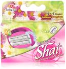 Sistema de barbear Dorco Soft Touch 6 Blade para mulheres com 4 cartuchos