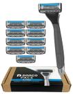 Sistema de barbear Razor Dorco Pace 4 Pro com 10 cartuchos e 1 alça Sistema de barbear Razor Dorco Pace 4 Pro com 10 cartuchos e 1 alça