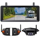 Sistema de câmera de ré sem fio AUTO-VOX para RV com monitor HD de 7,2" Sistema de câmera de ré sem fio AUTO-VOX para RV com monitor HD de 7,2"