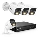 Sistema de câmera de segurança ANNKE 8CH 3K Lite com 4x 1080p Bullet Cams