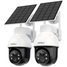 Sistema de câmeras de segurança solar AOSU 3K/5MP Wireless, pacote com 2