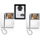 Sistema de campainha de intercomunicação de vídeo AMOCAM 4,3" HD LCD 1V2
