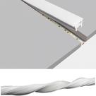 Sistema de canais LED de silicone KSDLMPA 10m para faixa de 8-10mm