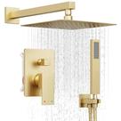 Sistema de chuveiro HoliSpa Gold com chuveiro de chuva de 25 cm e portátil