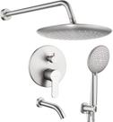 Sistema de chuveiro HomGoo com bica de banheira e chuveiro de chuva de 10"