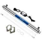 Sistema de Filtragem de Água BLUONICS 12 GPM 55W UV em Aço Inoxidável Sistema de Filtragem de Água BLUONICS 12 GPM 55W UV em Aço Inoxidável