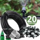 Sistema de Irrigação por Neblina com Mangueira e Bico Spray - matizador de Jardim Resfriador Horta