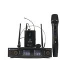 Sistema de Microfone Kadosh K-502C Sem Fio Dinâmico Cardioide Bastão e Headset - K502C