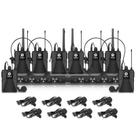 Sistema de microfone sem fio D Debra Audio AU800 Pro UHF 8Ch