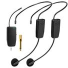 Sistema de microfone sem fio OxxYeeks para 2 pessoas com alcance de 50 m Sistema de microfone sem fio OxxYeeks para 2 pessoas com alcance de 50 m