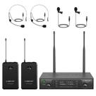Sistema de Microfone Sem Fio Phenyx Pro PTU-71-2B UHF - Alcance de 100m