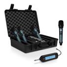 Sistema de microfone sem fio Receptor de banda UHF portátil Pyle