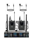 Sistema de Microfone Sem Fio SGPRO D-332BB com 2 Bodypacks