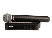 Sistema de microfone sem fio Shure BLX24/B58 com microfone BETA 58A