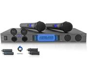 Sistema de microfone sem fio Technical Pro wmr52 UHF Dual Sistema de microfone sem fio Technical Pro wmr52 UHF Dual