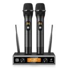 Sistema de microfone sem fio TONOR TW820 Black 200 pés de alcance Sistema de microfone sem fio TONOR TW820 Black 200 pés de alcance