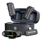 Sistema De Microfones Duplo Sem Fio Hollyland Lark Max 2 Combo Para Câmeras E Dispositivos Móveis
