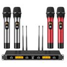 Sistema de microfones sem fio TONOR 4x10 canais com 4 microfones