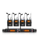 Sistema de monitor intra-auricular sem fio XTUGA RW2080 2 canais e 4 Bodypacks