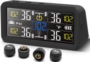 Sistema de monitoramento de pressão de pneu TPMS Flydew de 4 rodas com LCD de 4 polegadas