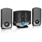 Sistema de música doméstica GPX HM3817DTBK com rádio AM/FM remoto