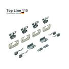 Sistema De Portas De Correr Tl 110 Hettich 2 Portas Sem Amortecimento Sistema De Portas De Correr Tl 110 Hettich 2 Portas Sem Amortecimento
