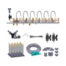 Sistema De Resfriamento Por Nebulização Ajustável 30-50m 1/4" 4/6mm Para Jardim 360 graus Kit De Sistema De Resfriamento Por Nebulização Ajustável 30-50m 1/4" 4/6mm Para Jardim 360 graus Kit De