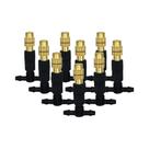 Sistema de Resfriamento por Nebulização para Jardim - Ajustável com Atomizador de Latão 1/4" (50-1 peças) Sistema de Resfriamento por Nebulização para Jardim - Ajustável com Atomizador de Latão 1/4" (50-1 peças)