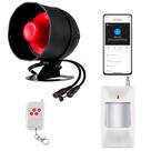 Sistema de segurança doméstica de alarme WiFi TOWODE 120dB com sensor de movimento