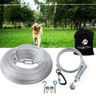 Sistema de trolley para cães Snagle Paw para quintal, cabo de 100 pés