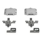 Sistema Deslizante RO 65 AGP165 Prime (60kg) Sobreposto Kit para 01 Porta Prata Rometal