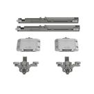 Sistema Deslizante RO 65 AGP365 Prime (40-60kg) Sobreposto Kit para 01 Porta Prata Rometal