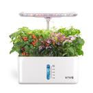 Sistema hidropônico URUQ com 8 pods e luz LED para cultivo interno