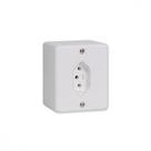 Sistema Ilumi 1 Tomada 2 Polos+Terra 20A. Com Placa + Caixa Branco - 63141