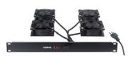 Sistema Kit Ventilação 4 Ventiladores Para Rack 19 Intelbras