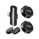 Sistema Microfone Duplo Kaidi Kmf4-C Wireless Usb-C Sistema Microfone Duplo Kaidi Kmf4-C Wireless Usb-C