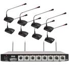 Sistema Microfone Gooseneck Sem Fio Conferência Pyle Pro