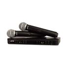 Sistema microfone shure blx288br/pg58-m15 sem fio