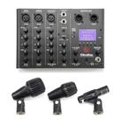 Sistema Monitor Para Bateria Com Microfones Gibraltar GDMS Sistema Monitor Para Bateria Com Microfones Gibraltar GDMS
