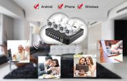 Sistema Monitoramento Completo 8 Câmeras 1000 Linhas Ir-cut