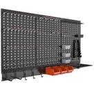 Sistema organizador de parede Pegboard TORACK 109PCS para garagem Sistema organizador de parede Pegboard TORACK 109PCS para garagem