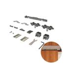 Sistema Porta Correr Ro-7502v Fixa Topo 15-80kg Rometal