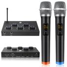 Sistema sem fio de microfone de karaokê TCRAYCH 16 canais UHF Sistema sem fio de microfone de karaokê TCRAYCH 16 canais UHF