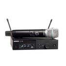 Sistema shure slxd24/b87a-g58 microfone de mão