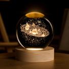 Sistema solar 3D Crystal Ball COQIRAUSEN 60 mm de diâmetro